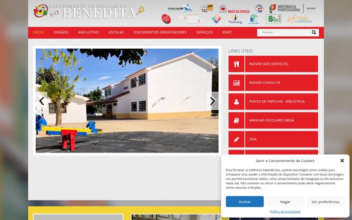 Screenshot of aebenedita.pt