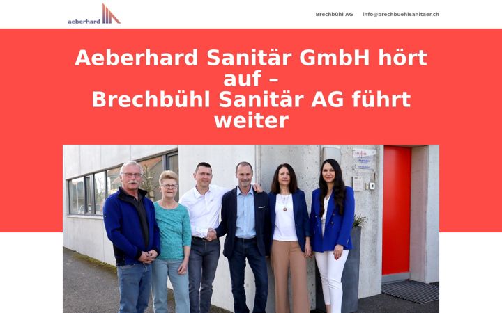 Posnetek zaslona aeberhardgmbh.ch