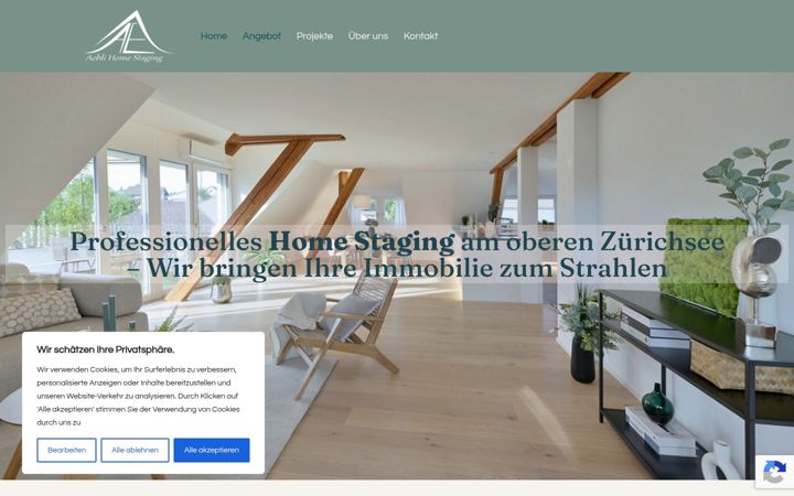 Screenshot of aebli-homestaging.ch