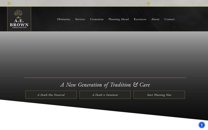 Screenshot ta' aebrownfd.com