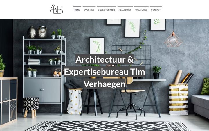 Screenshot of aebtimverhaegen.be