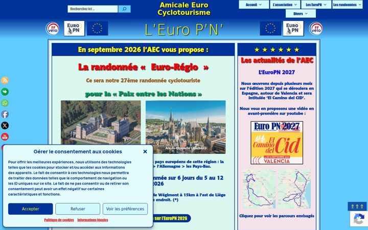 Captura de ecrã de aec-europn.fr