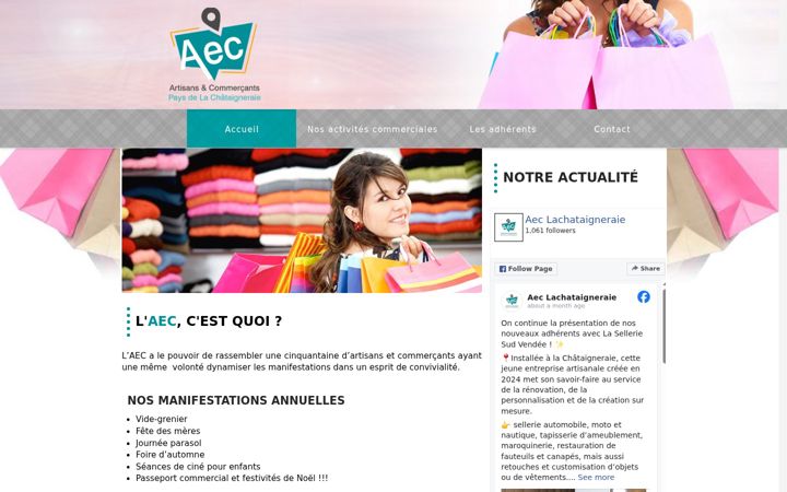 Ekrano kopija aec-lachataigneraie.fr