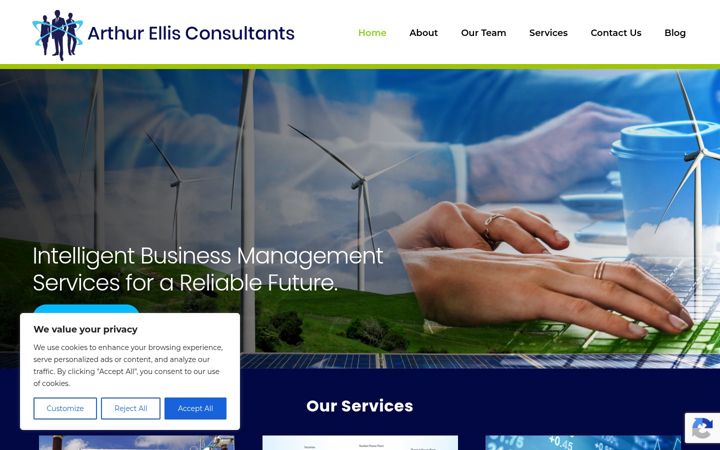 Screenshot of aec-limited.co.uk