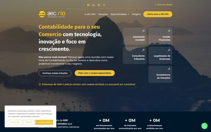 Screenshot of aec.rio
