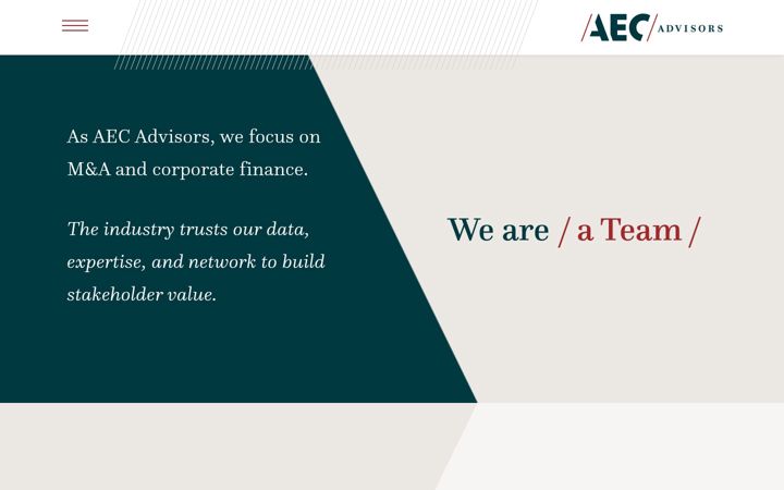 Screenshot of aecadvisors.com