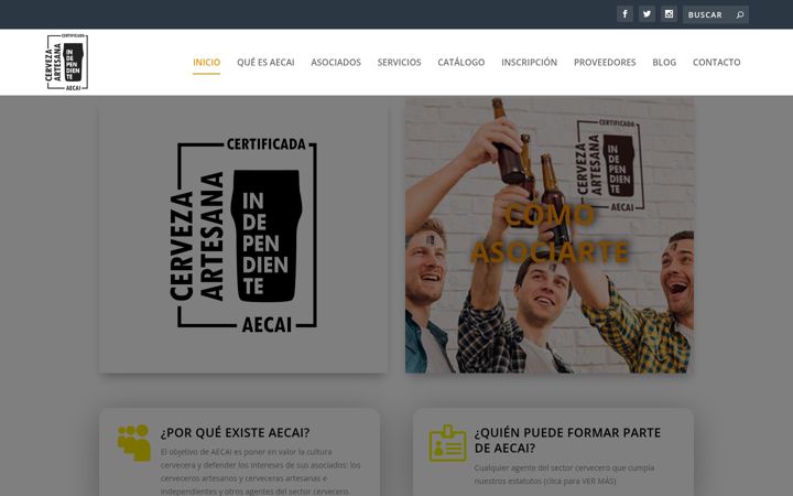 Captura de pantalla de aecai.es