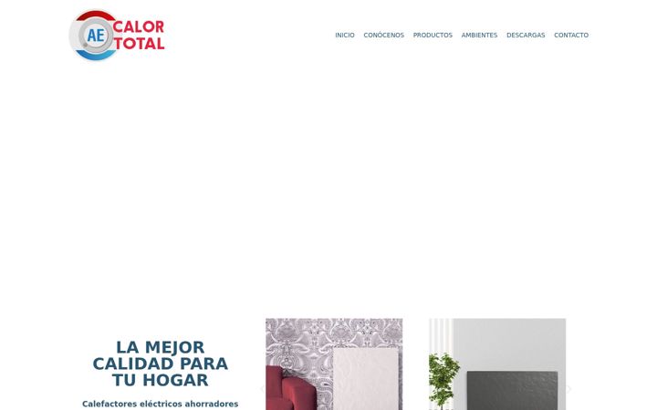 Captura de pantalla de aecalortotal.com.mx