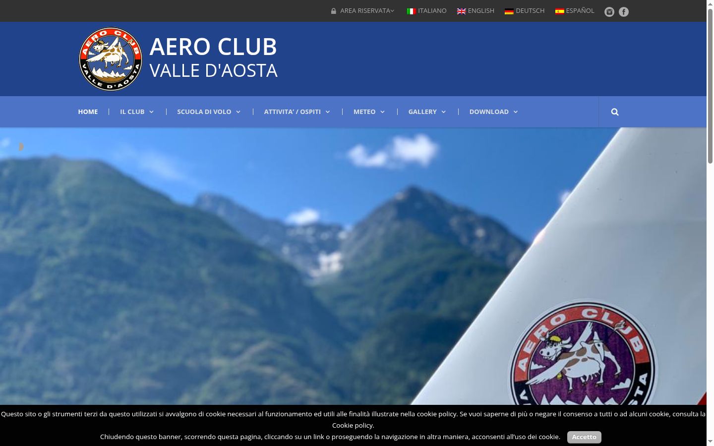 Captura de pantalla del banner de consentimiento mostrado antes de cualquier interacción
