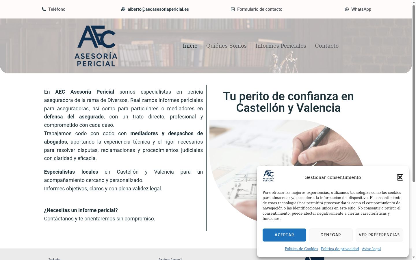 Captură de ecran a bannerului de consimțământ afișat înainte de orice interacțiune