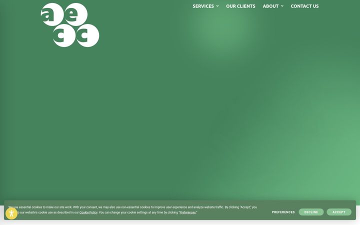 Screenshot of aeccmobility.com