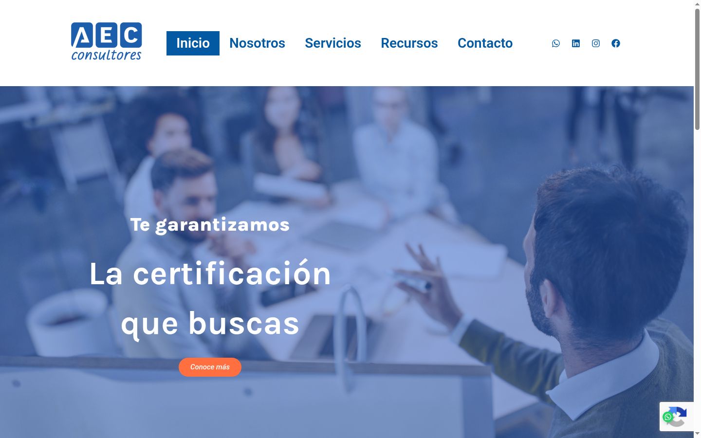 Captura de ecrã do banner de consentimento apresentado antes de qualquer interação