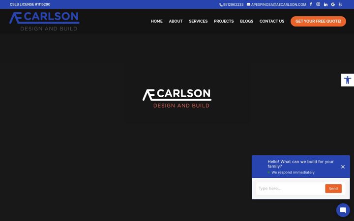 Screenshot van aecdesignandbuild.com