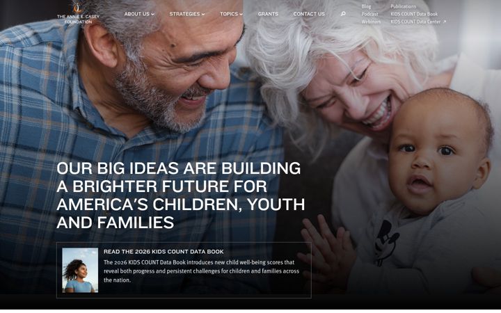 Screenshot von aecf.org