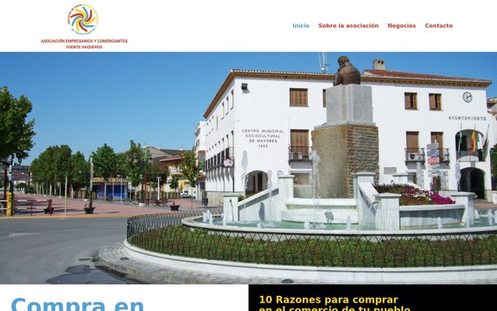Screenshot van aecfuentevaqueros.es
