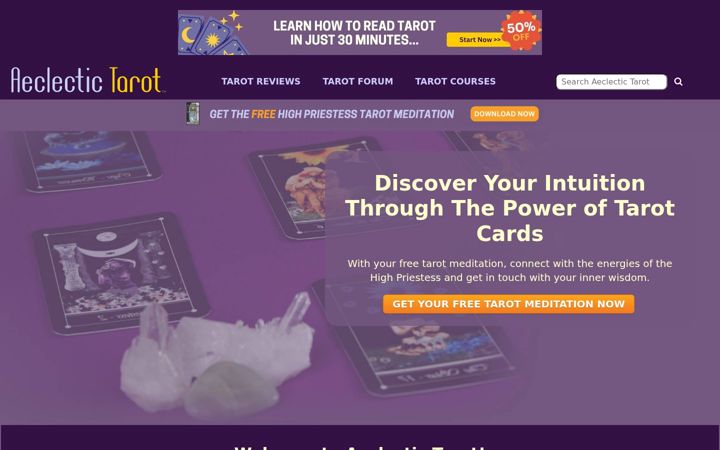 Screenshot of aeclectic.net