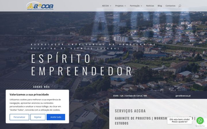 Screenshot of aecoa.pt