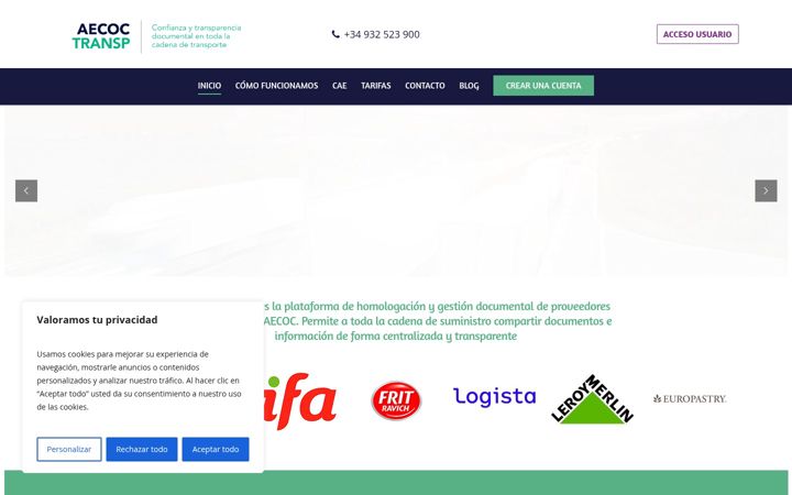 Képernyőkép: aecoctransp.es