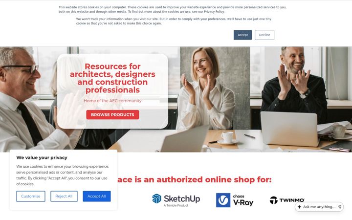 Screenshot of aecoshop.com
