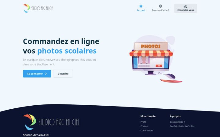 Screenshot of aecstudio.fr