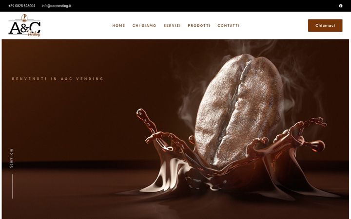 Screenshot of aecvending.it