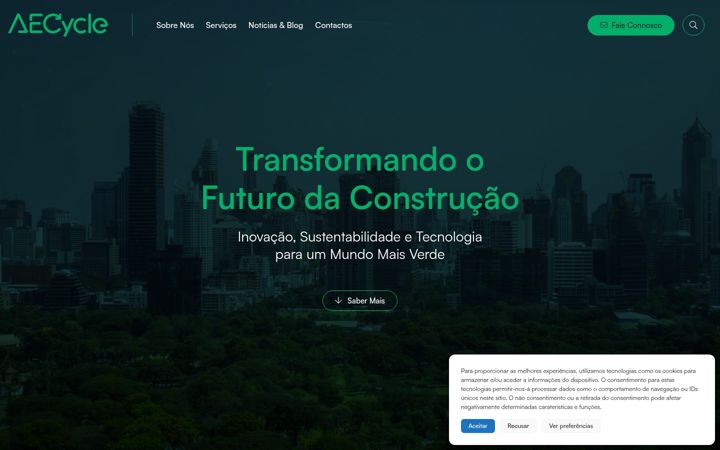 Screenshot of aecycle.pt