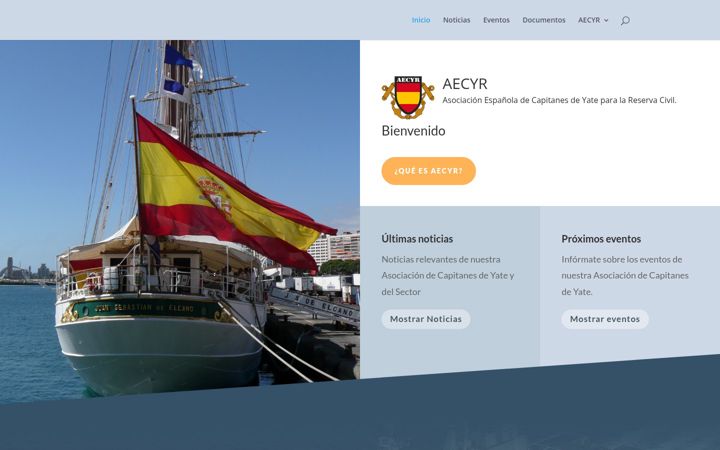 Screenshot of aecyr.es