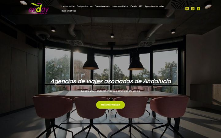 Screenshot of aedav-andalucia.org