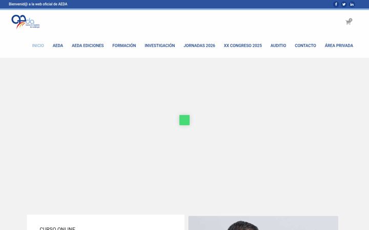Screenshot of aedaweb.com