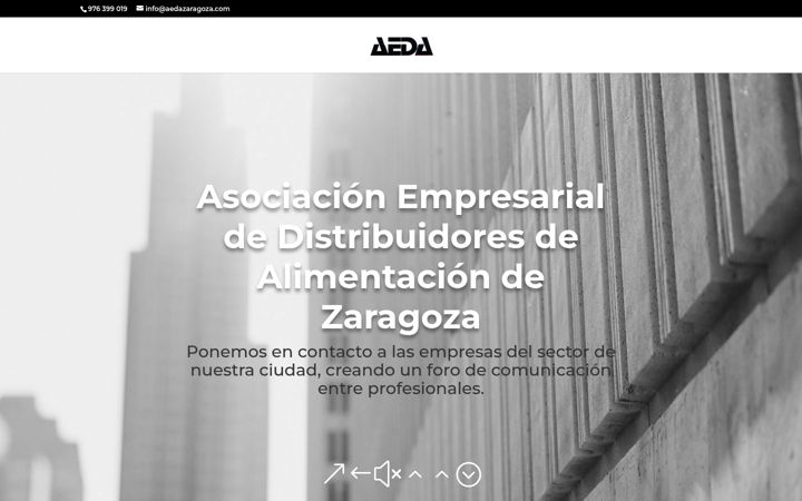 Screenshot of aedazaragoza.com