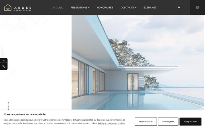 Screenshot of aedesgrandgeneve.com