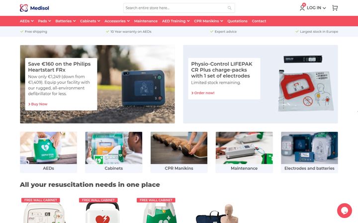 Screenshot of aedexpert.ie