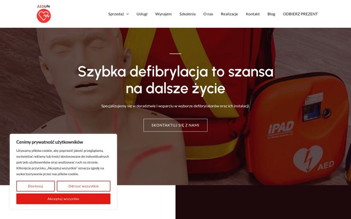 Screenshot του aedlife.pl