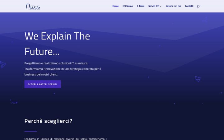 Screenshot of aedos.it