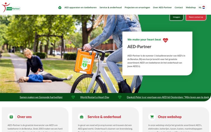 Screenshot του aedpartner.com