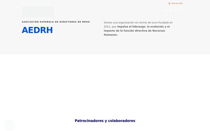 Screenshot of aedrh.org