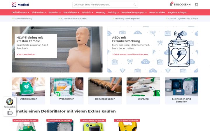 Snimka zaslona za aedverkauf.ch