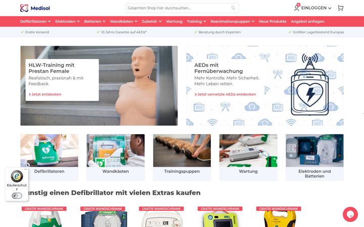 Skjámynd af aedverkauf.de