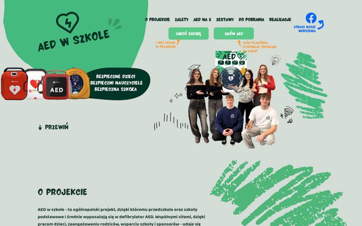 Screenshot of aedwszkole.pl