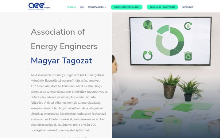 Screenshot of aeemt.hu