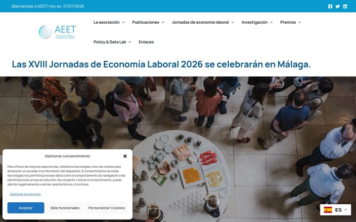 Screenshot of aeet.eu