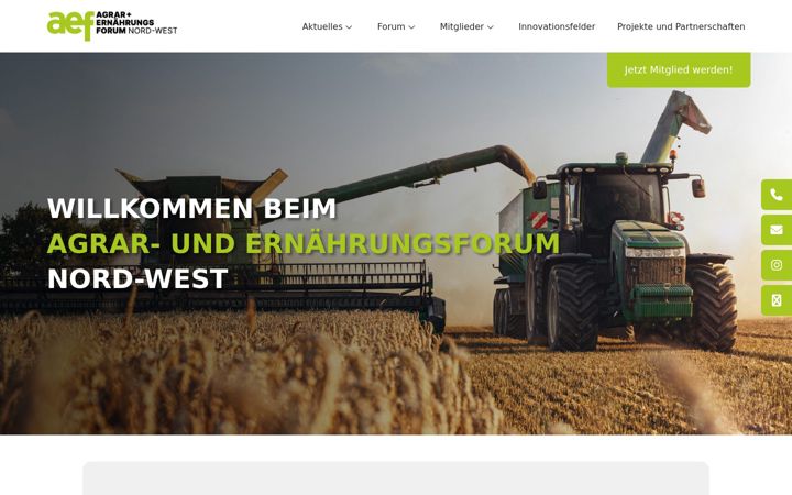 Screenshot of aef-nord-west.de