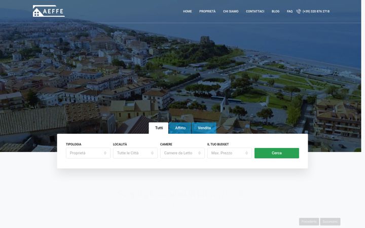 Screenshot van aeffe-immobiliare.com
