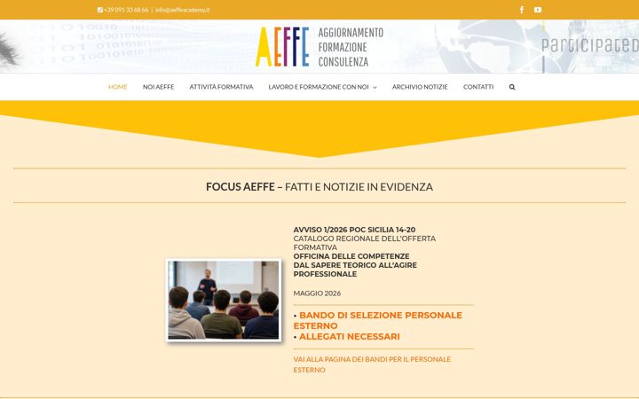 Zrzut ekranu aeffeacademy.it