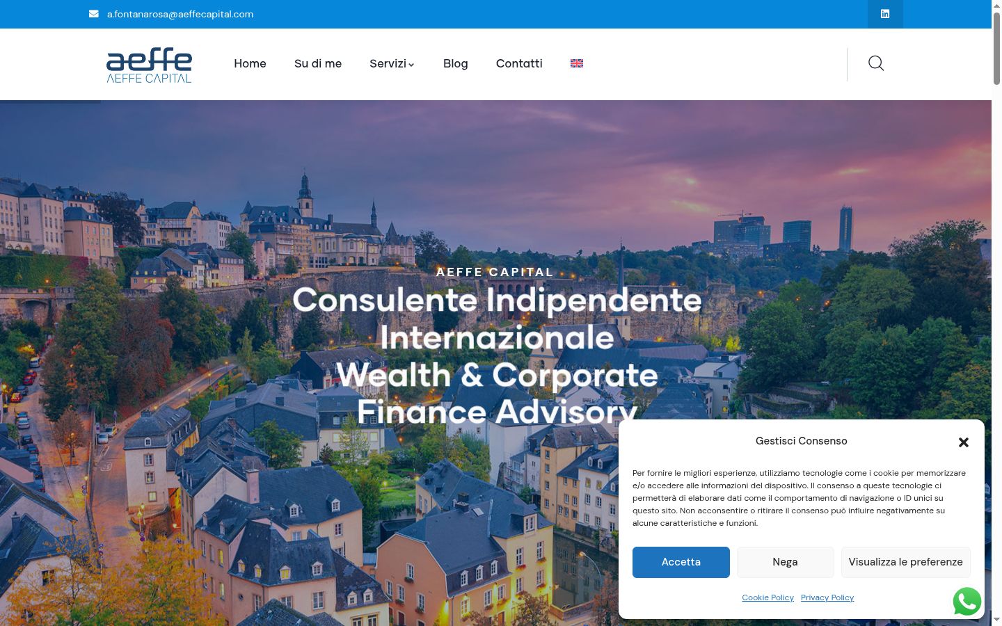 Captura de ecrã do banner de consentimento apresentado antes de qualquer interação