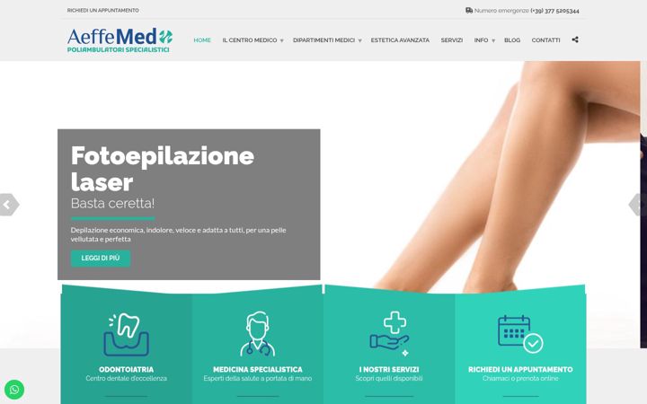 Snímek obrazovky aeffemed.it