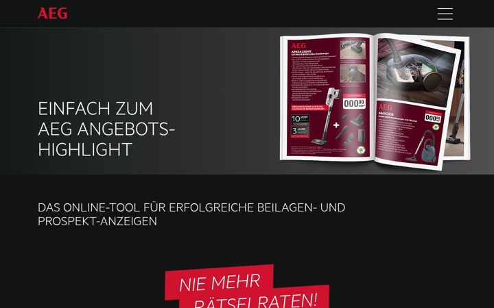 Screenshot of aeg-haendlerguide.de