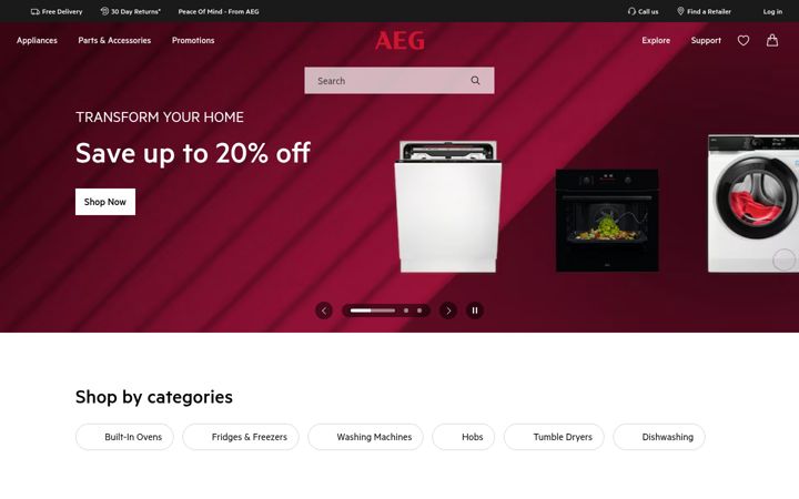 Kuvakaappaus sivustosta aeg.co.uk