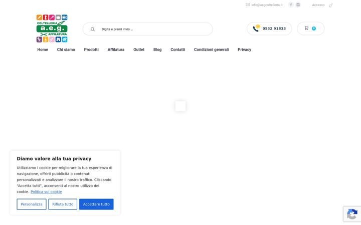 Screenshot of aegcoltelleria.it