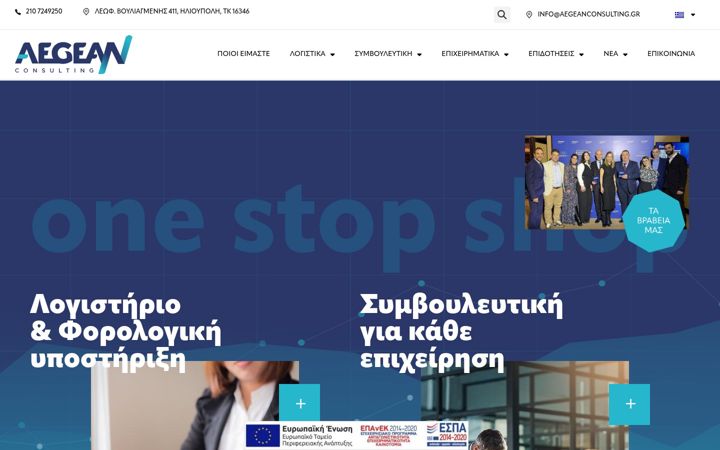 Zrzut ekranu aegeanconsulting.gr